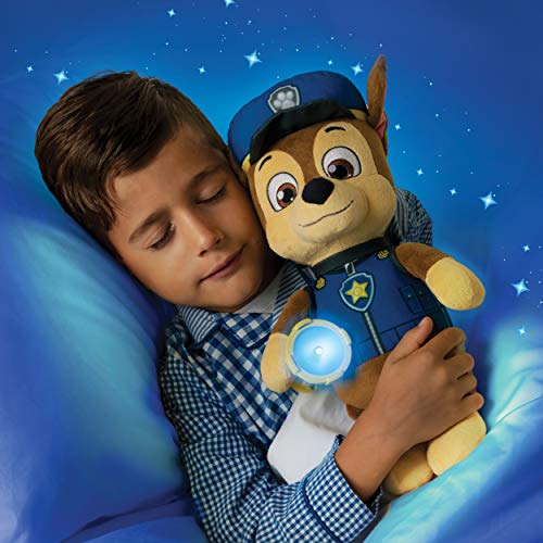 PAW Patrol Snuggle Up Chase Plush with Torch and Sounds, for Kids Aged 3 Years