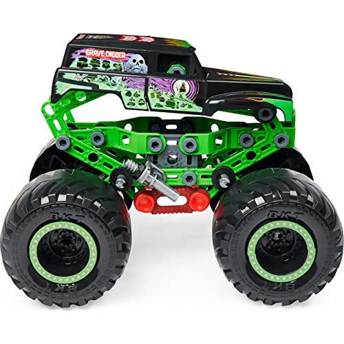 Meccano Junior, Official Monster Jam Grave Digger Monster Truck STEM Model Build
