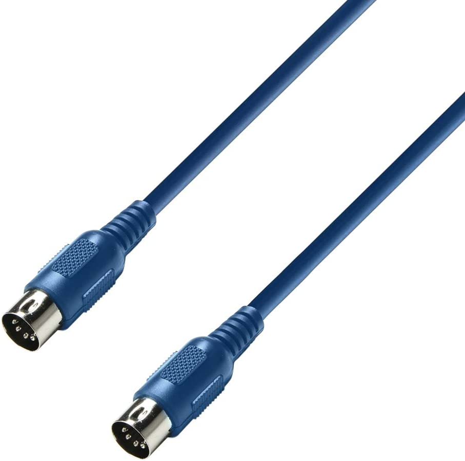 Adam Hall 3 Star Series 3m MIDI Cable - Blue