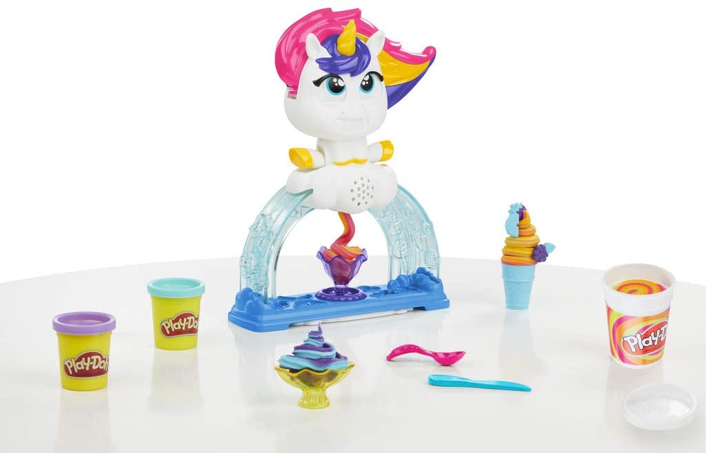 Ensemble de crème glacée Play Doh Tootie The Unicorn avec 3 couleurs non toxiques