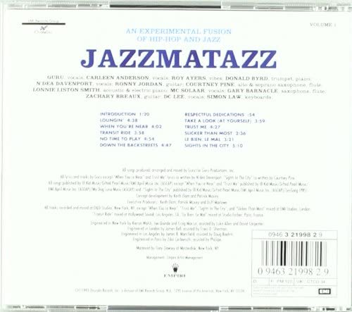 Jazzmatazz Volume 1 [Audio CD]