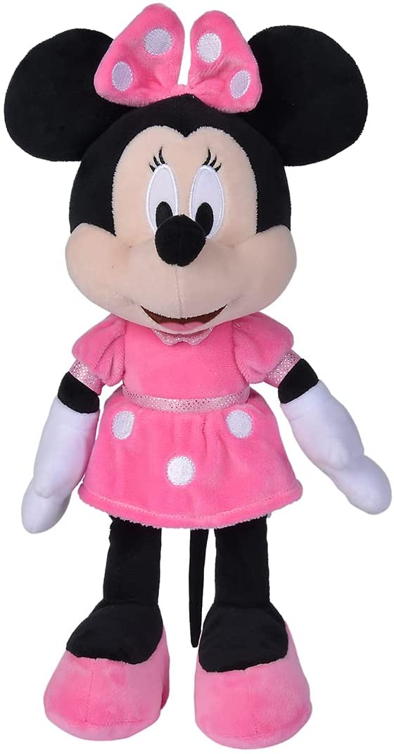 Simba Toys Plush Minnie Mouse 35 cm, Pink Dress (Simba 6315870230), 35cm