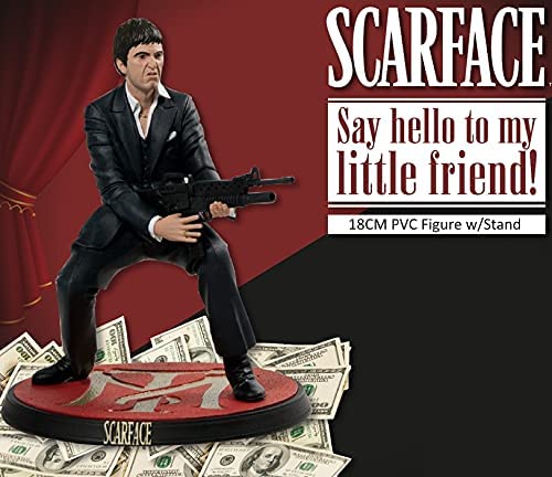Scarface Tony Montana Say Hello To My Little Friend 18 CM / 7.9 InchPVC Vinyl Fi