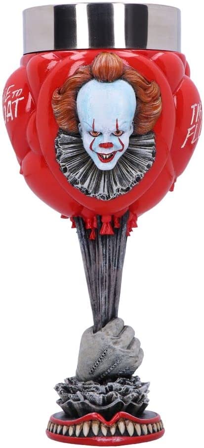Nemesis Now Officially Licensed IT Chapter 2 Time to Float Goblet, Red, 19.5cm