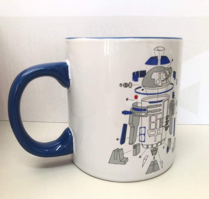 Star Wars Exploded View R2 The Last Jedi Mug, White