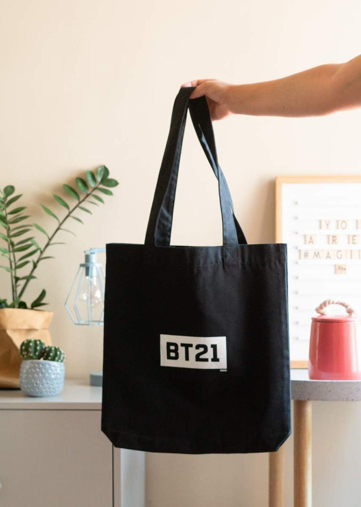 Grupo Erik BT21 Official Merchandise Cotton Tote Bag - Cotton Shopping Bag