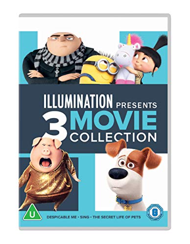 Illumination 3-Movie Collection [DVD] [2020] - Family/Comedy [DVD]