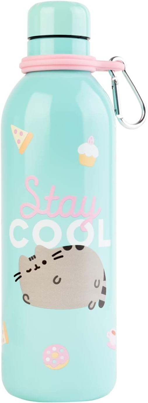 Grupo Erik - The Pusheen 500 ml Insulated Bottle - Stainless Steel and BPA Free