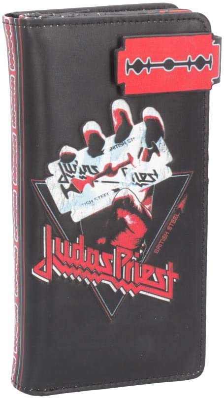 Nemesis Now Judas Priest British Steel Embossed Purse 18.5cm, PU, Black
