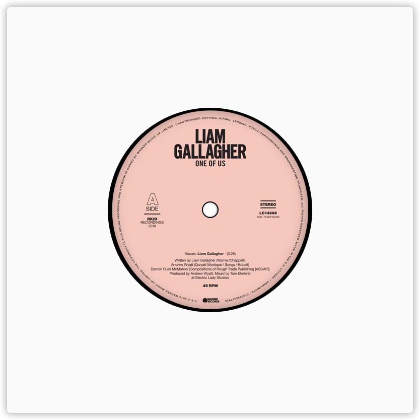 Liam Gallagher - One of Us [7" VINYL]