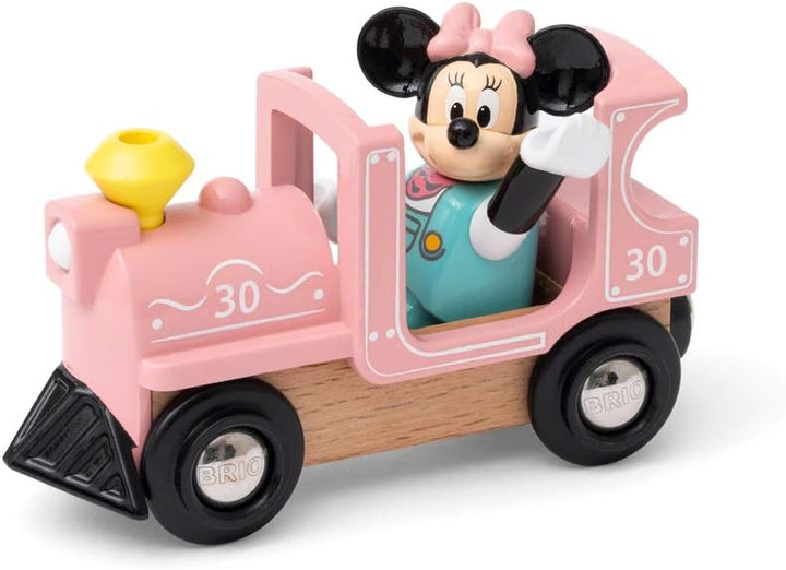 BRIO World Disney Minnie Mouse and Engine Train Toy For Kids Age 3 Years Up