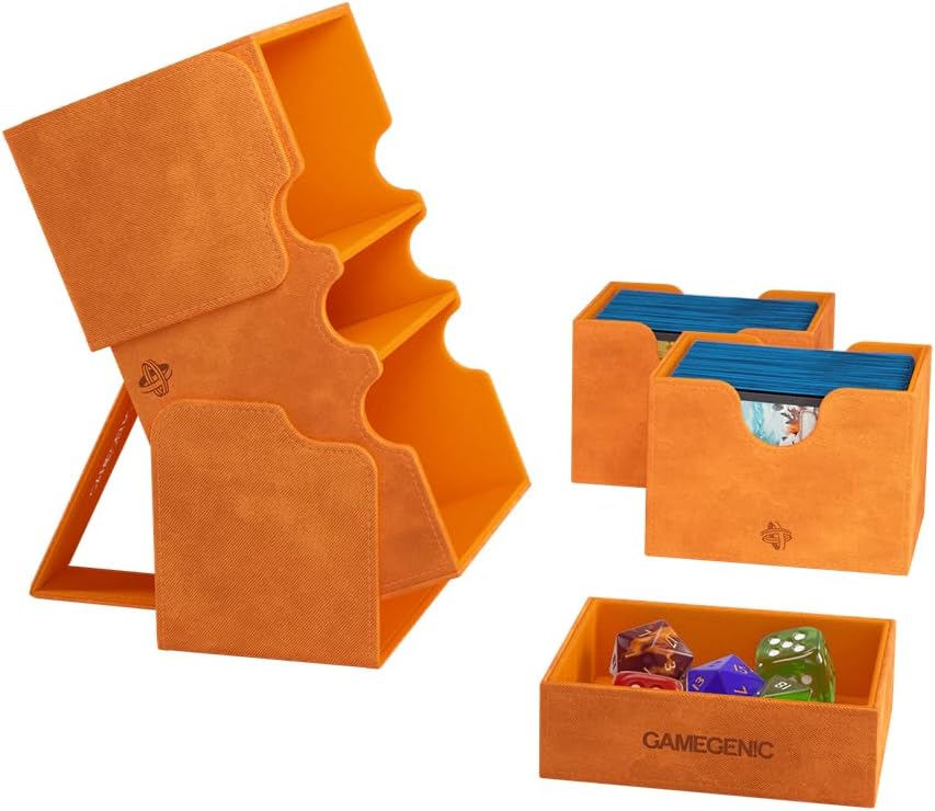 Gamegenic Stronghold 200+ XL Orange Deck Box