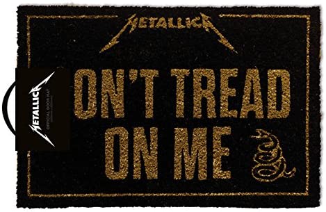 Pyramid International Officially Licensed Metallica Don't Tread On Me Doormat