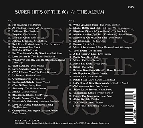 Super Hits Of The 50's - The Album [Audio CD]