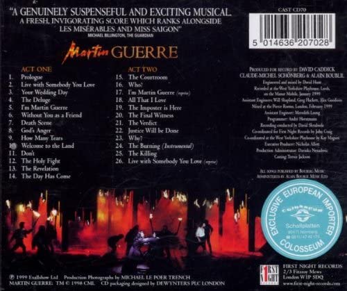 Martin Guerre - 1999 Cast Recording [Audio CD]