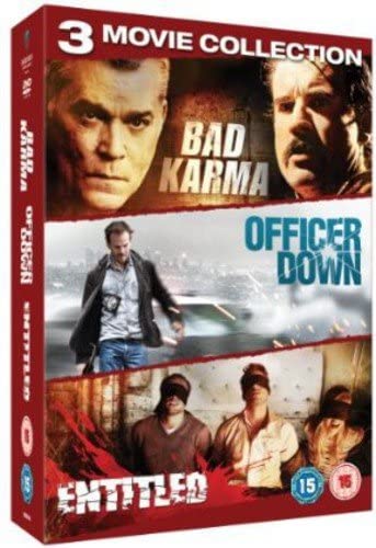 Crime Triple:Bad Karma/The Entitled/Officer Down - Thriller/Crime [DVD]