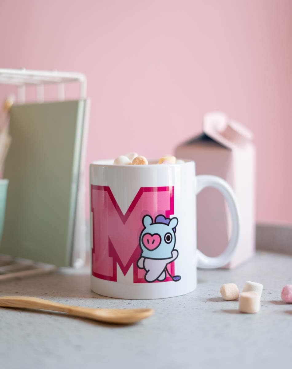 Grupo Erik BT21 Official Merchandise Mang Ceramic Mug | 35 cl - 350 ml | Coffee Mug | Tea Mug