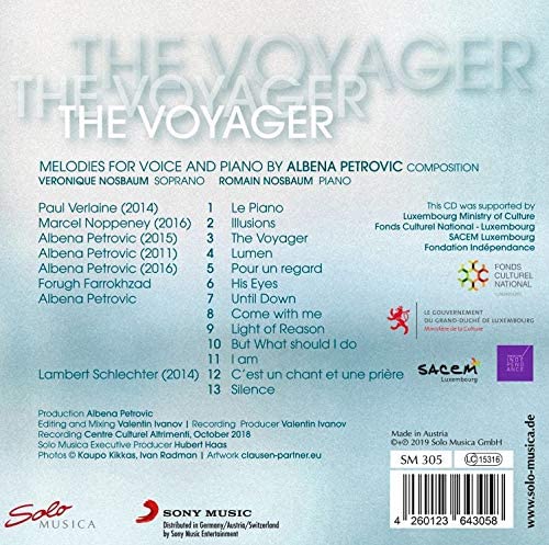 Petrovic: The Voyager [Veronique Nosbaum; Romain Nosbaum] [Solo Musica: SM305] [Audio CD]