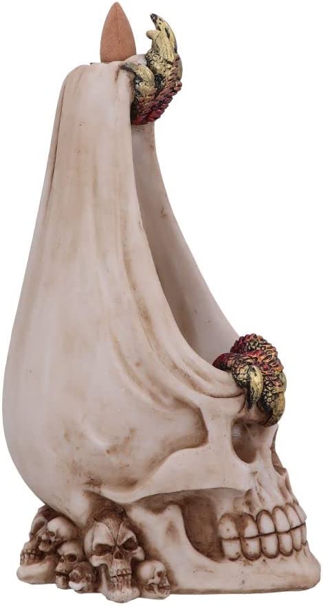 Nemesis Now Dragon Within Backflow Incense Burner, Cream, 23.5cm (U6007V2)