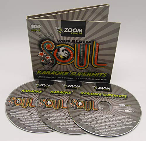 Zoom Karaoke CD+G - Whole Lotta Soul & Motown Superhits - Triple CD+G Karaoke Pa [Audio CD]