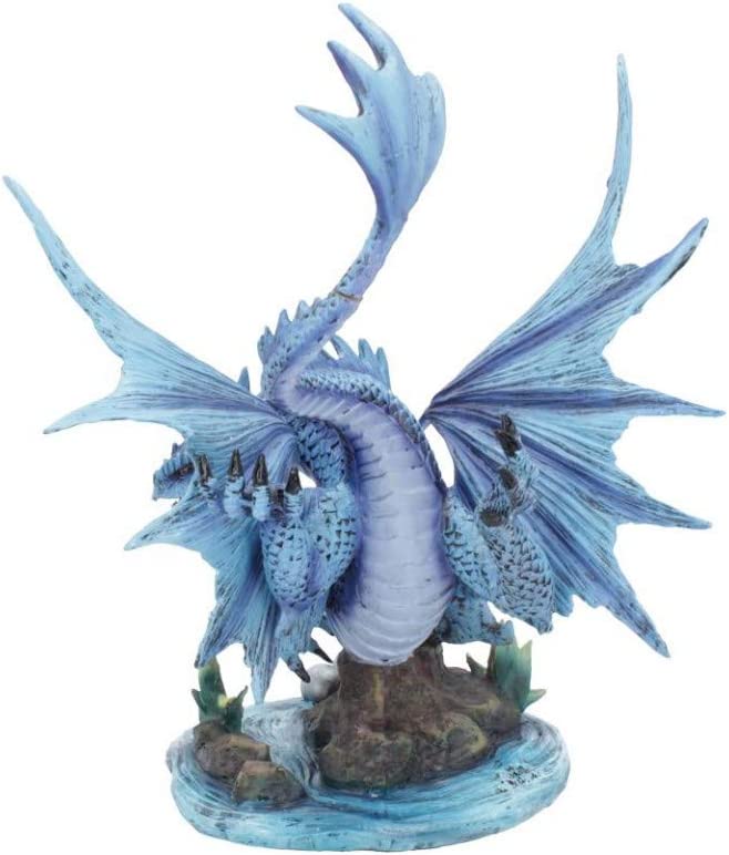Nemesis Now Anne Stokes Adult Water Dragon Figurine, Blue, 31cm