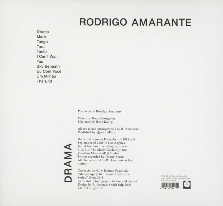 RODRIGO AMARANTE - DRAMA [Audio CD]