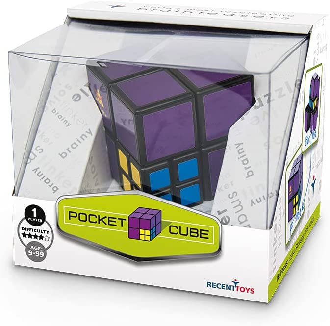Meffert's M5059 Pocket Cube by Recent Toys Brain teaser Puzzle, Multi-Colour
