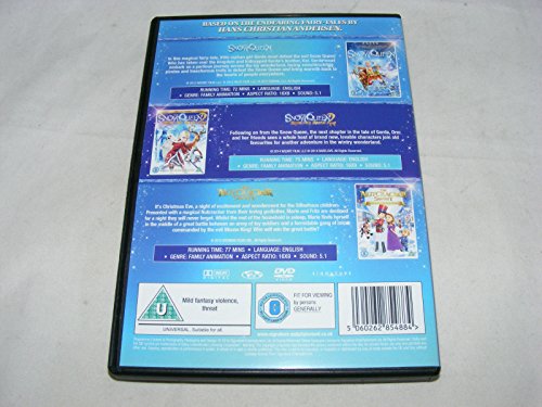Festive Favourites Collection The Snow Queen / The Snow Queen 2 / The Nutcracker Sweet (Animated Boxset) [DVD]