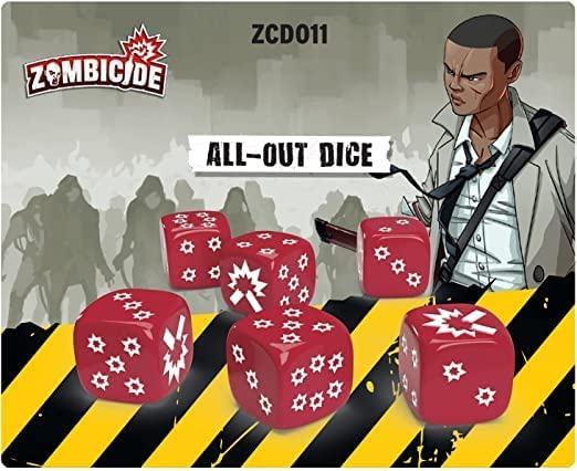 Zombicide 2nd Edition All-Out Dice Pack | Strategy Board Game | Cooperative Game
