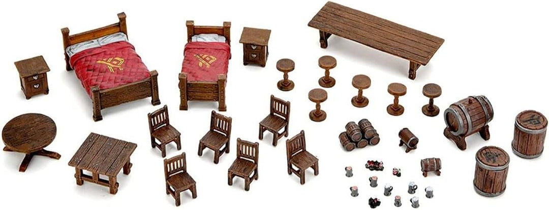 D&D Icons of the Realms: The Yawning Portal Inn- Beds & Bottles Set