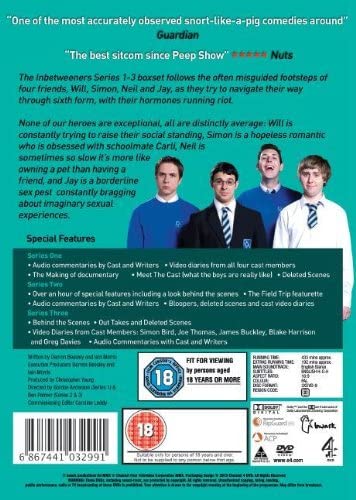 The Inbetweeners - Series 1-3 - Complete - Sitcom [DVD]