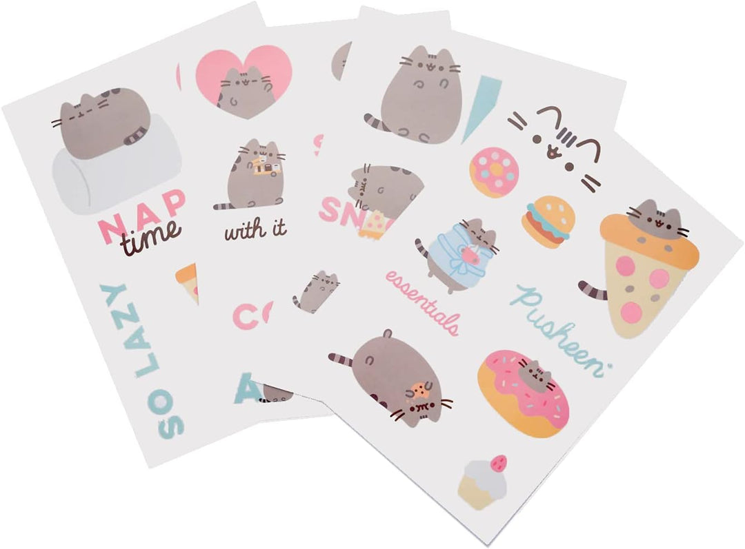 Pusheen Foodie Collection Stickers Gadget Decals - Waterproof and Reusable