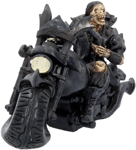 Nemesis Now Reaper Biker Figurine Resin Statue (Screaming Wheels 18cm)