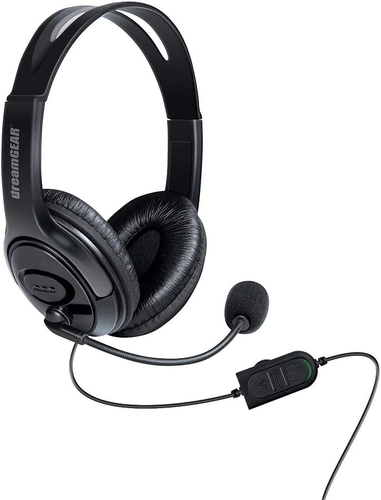 DreamGear DGXB1-6617 Xbox One X-Talk Game Headset - Boom Mic - (Black)