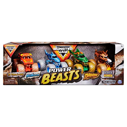 MonsterJam 4 Pack, Power Beasts