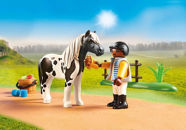 Playmobil 71242 Country Riding Lessons, pony Farm, Horse Toys, Fun Imaginative Role-Play, Playset Suitable for Children