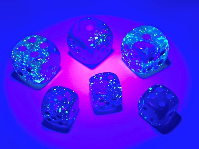 Chessex Luminary Dice Set 36 12mm Dice Blue-Blue/Light Blue