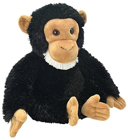 Wild Planet All About Nature-25 cm Chimpanzee Handmade Realistic Plush, Multi-Colour (K8238)