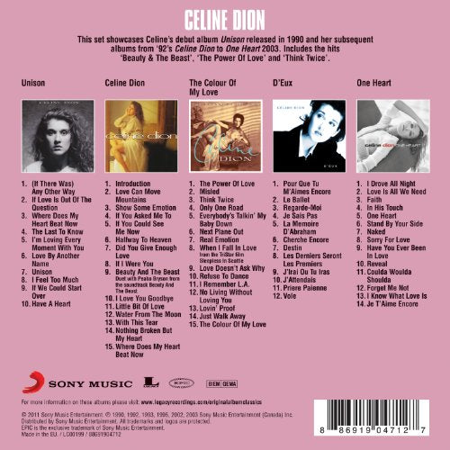 Original Album Classics - Céline Dion  [Audio CD]