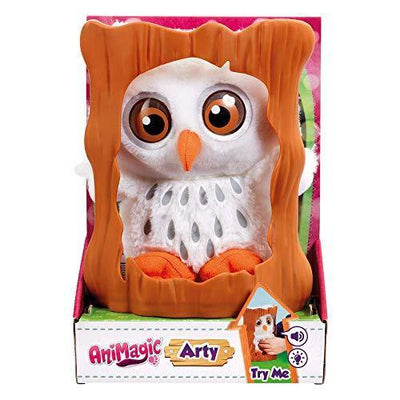 Animagic Goes Wild Arty Owl and Tree Soft Plush - with Lights and Sounds - Yachew