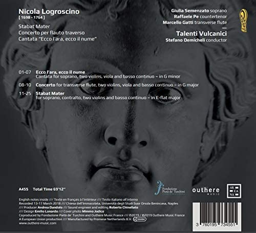 Giulia Semenzato - Nicola Logroscino: Stabart Mater; Concerto Per Flauto; Cantata [Audio CD]