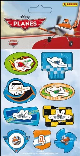 Disney Planes - Funny Stickers - Panini - Pack of 9 x 3-D Stickers