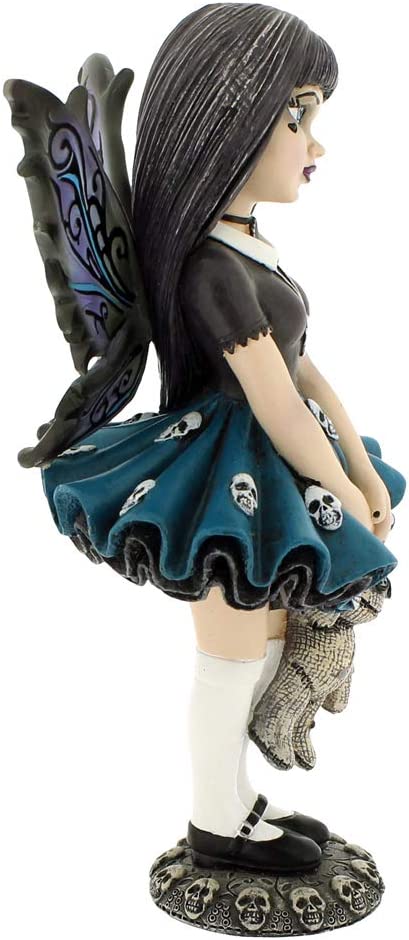 Nemesis Now Noire Fairy Figurine, Black, 14cm, Resin