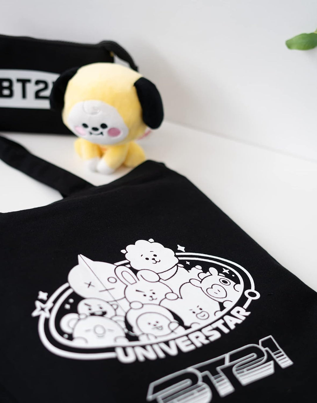 Grupo Erik BT21 Official Merchandise Cotton Tote Bag - Cotton Shopping Bag