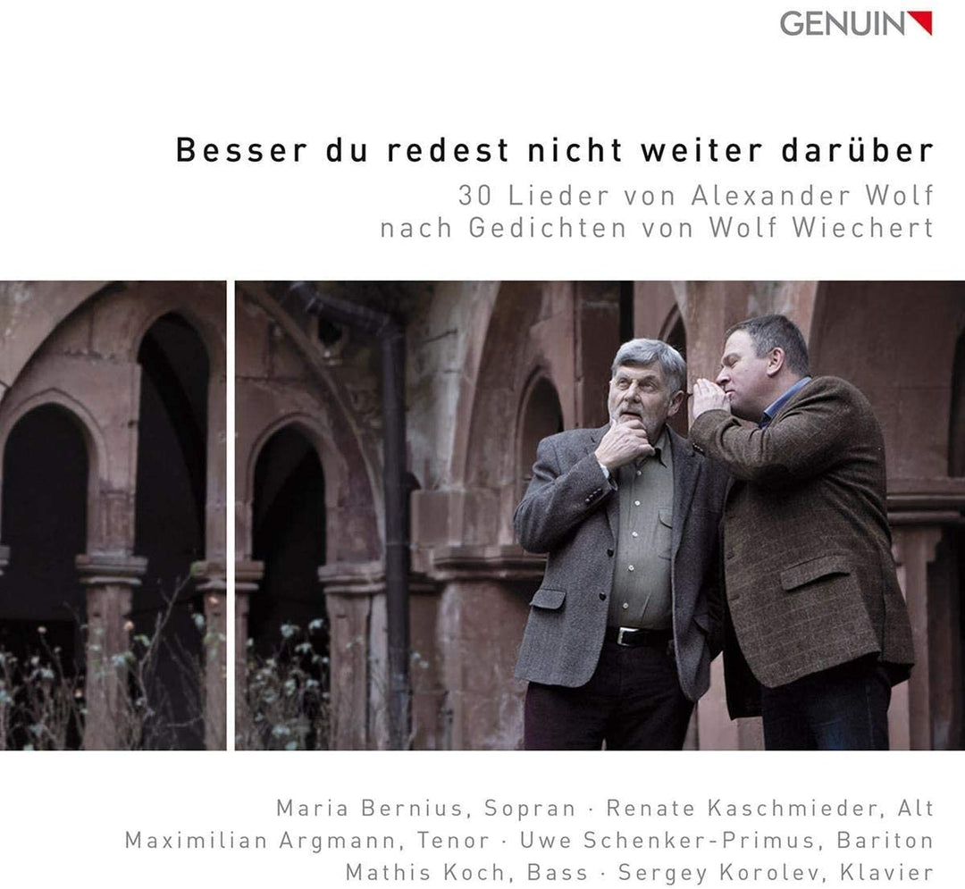 Maria Bernius - Wolf: Besser Du Redest Nicht [Maria Bernius; Renate Kaschmieder; Maximilian Argmann; Uwe Schenker-Primus; Mathis Koch; Sergey Korolev] [Genuin Classics: GEN19647] [Audio CD]