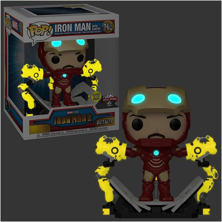 Marvel Studios Iron Man 2 Iron Man With GANTRY Exclusive Funko 56772 Pop! Vinyl #905