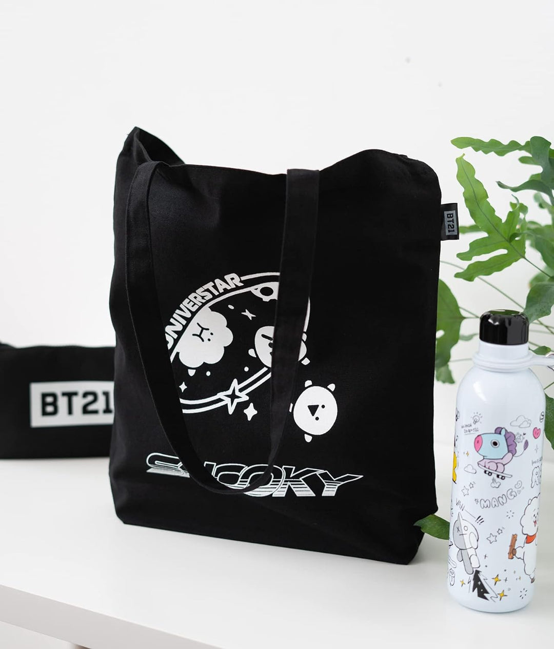 Grupo Erik BT21 Official Merchandise Cotton Tote Bag - Cotton Shopping Bag