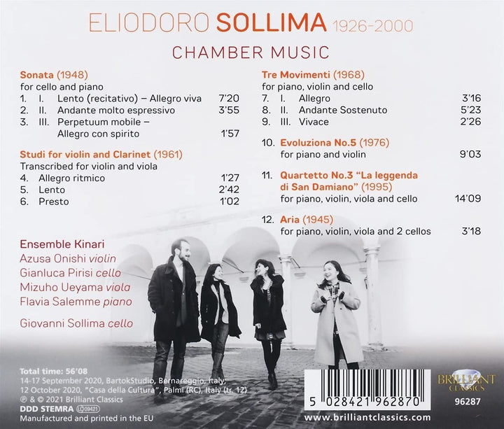 Ensemble Kinari - Sollima: Chamber Music [Audio CD]