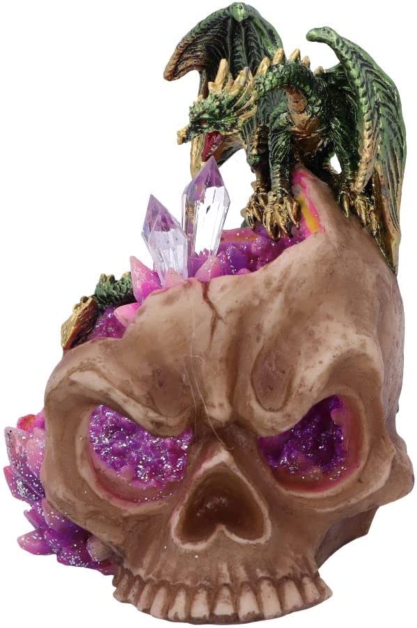 Nemesis Now Crystalline Cranium 15.7cm, Pink