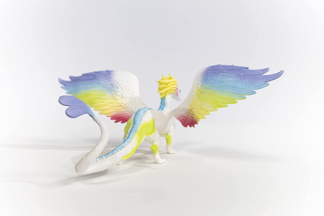 SCHLEICH 70728 bayala Rainbow Dragon Figurine, Multicolored